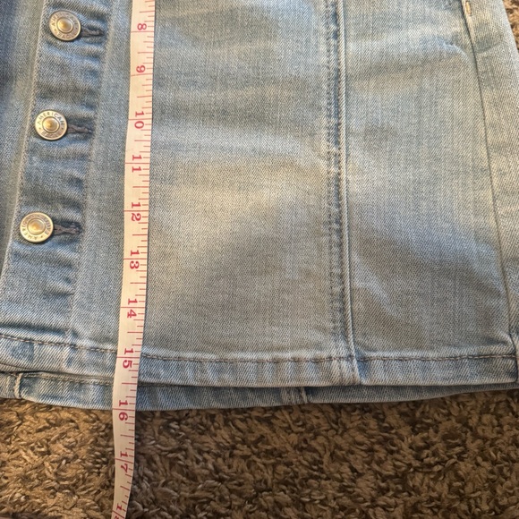 American Eagle Outfitters Light Blue Denim Skirt - Picture 5 of 5